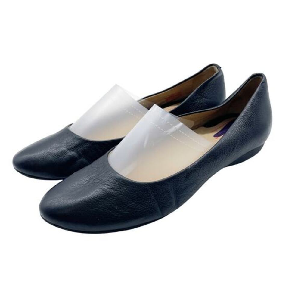 Marc Joseph Women's Newkirk Flat Shoes Black Soft Leather Size 7.5